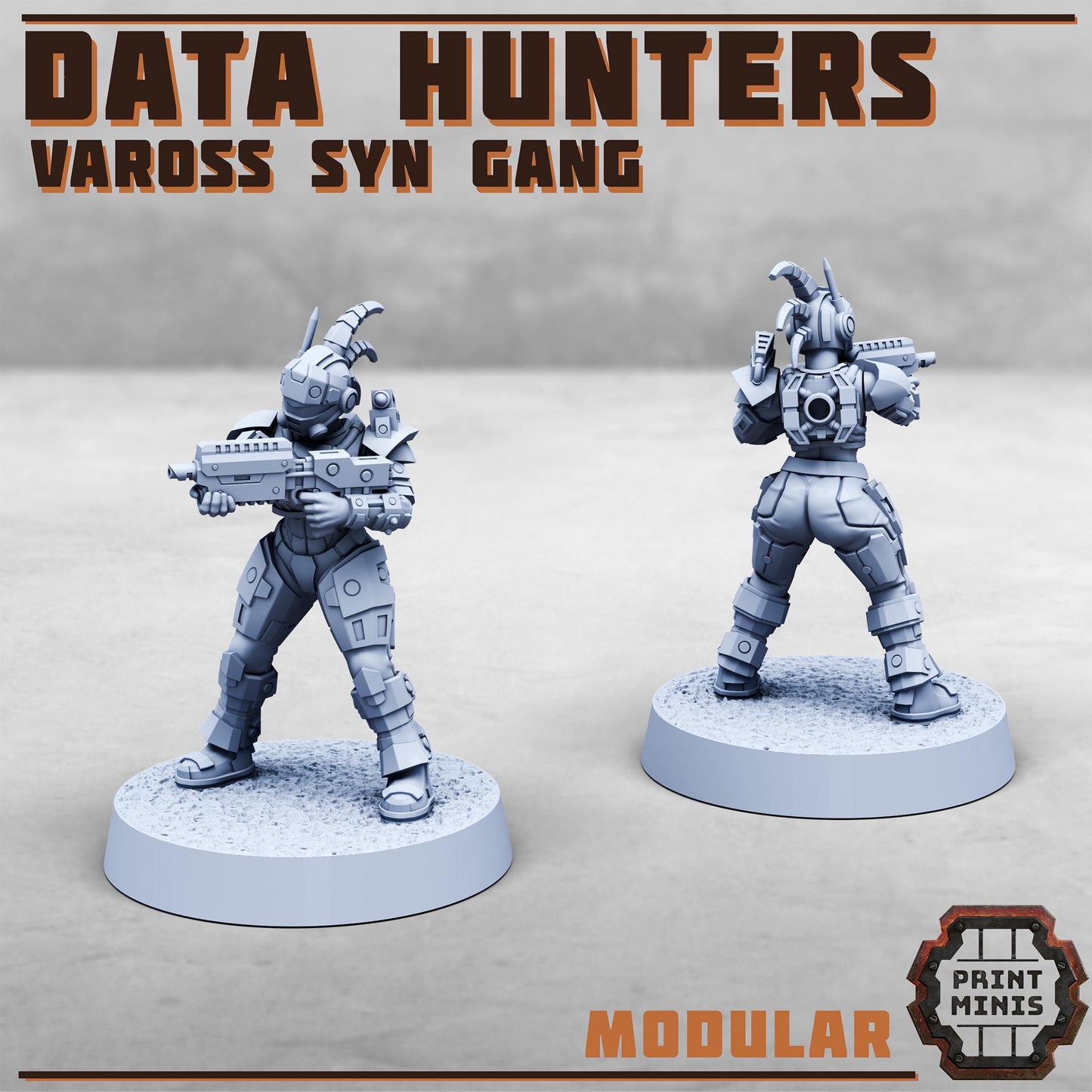 Data Hunters, Vaross Syn Gang (4 Variants Available) - Print Minis