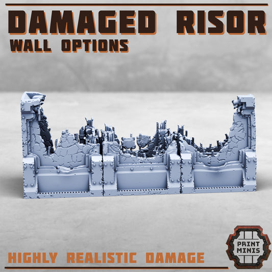 Risor District, Destroyed Walls Expansion - Scenery Kit - Print Minis