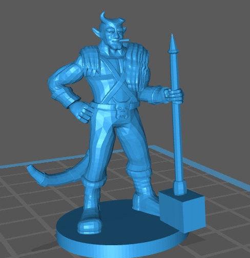 Tiefling Barbarians (4 Variants Available) - MZ4250