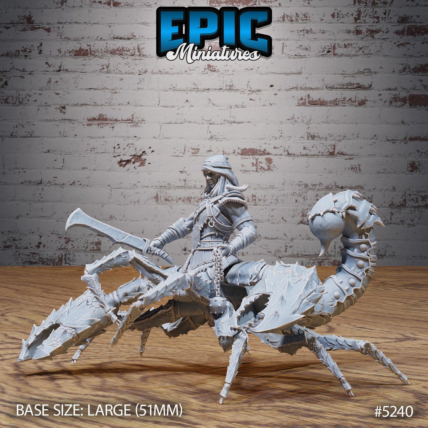 Scorpion Centaur Warrior (3 Variants Available) - Epic Miniatures