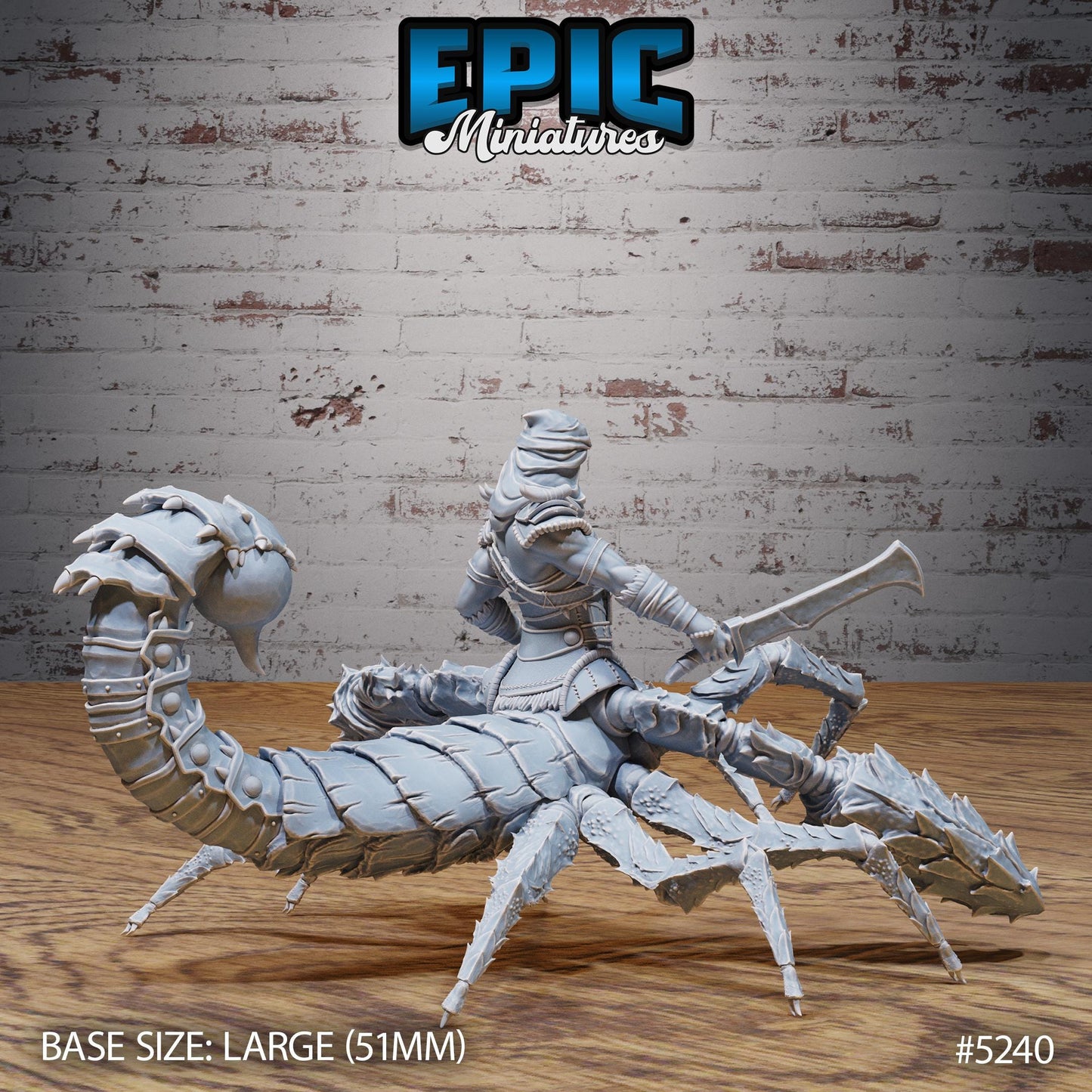 Scorpion Centaur Warrior (3 Variants Available) - Epic Miniatures