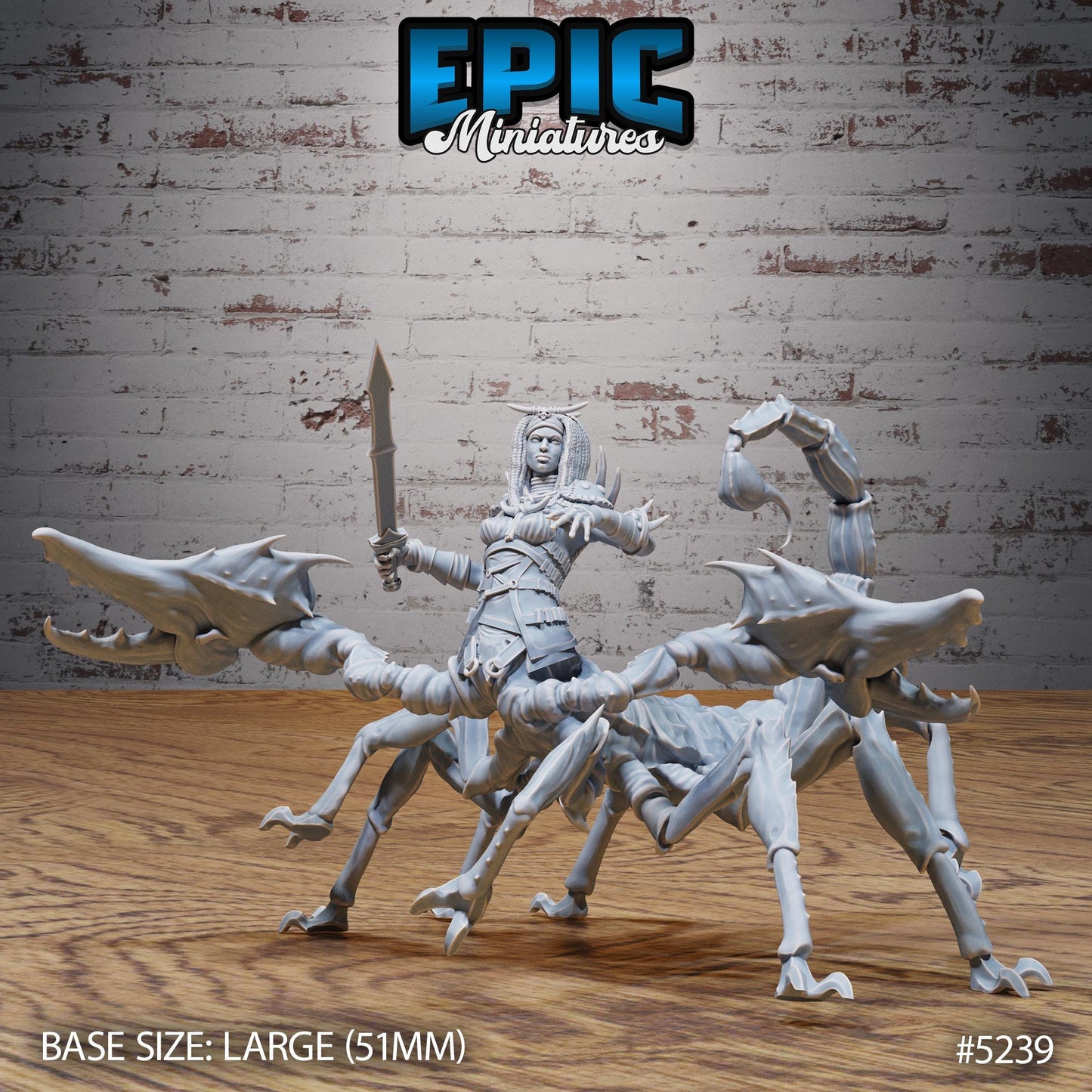 Scorpion Centaur Lady (3 Variants Available) - Epic Miniatures