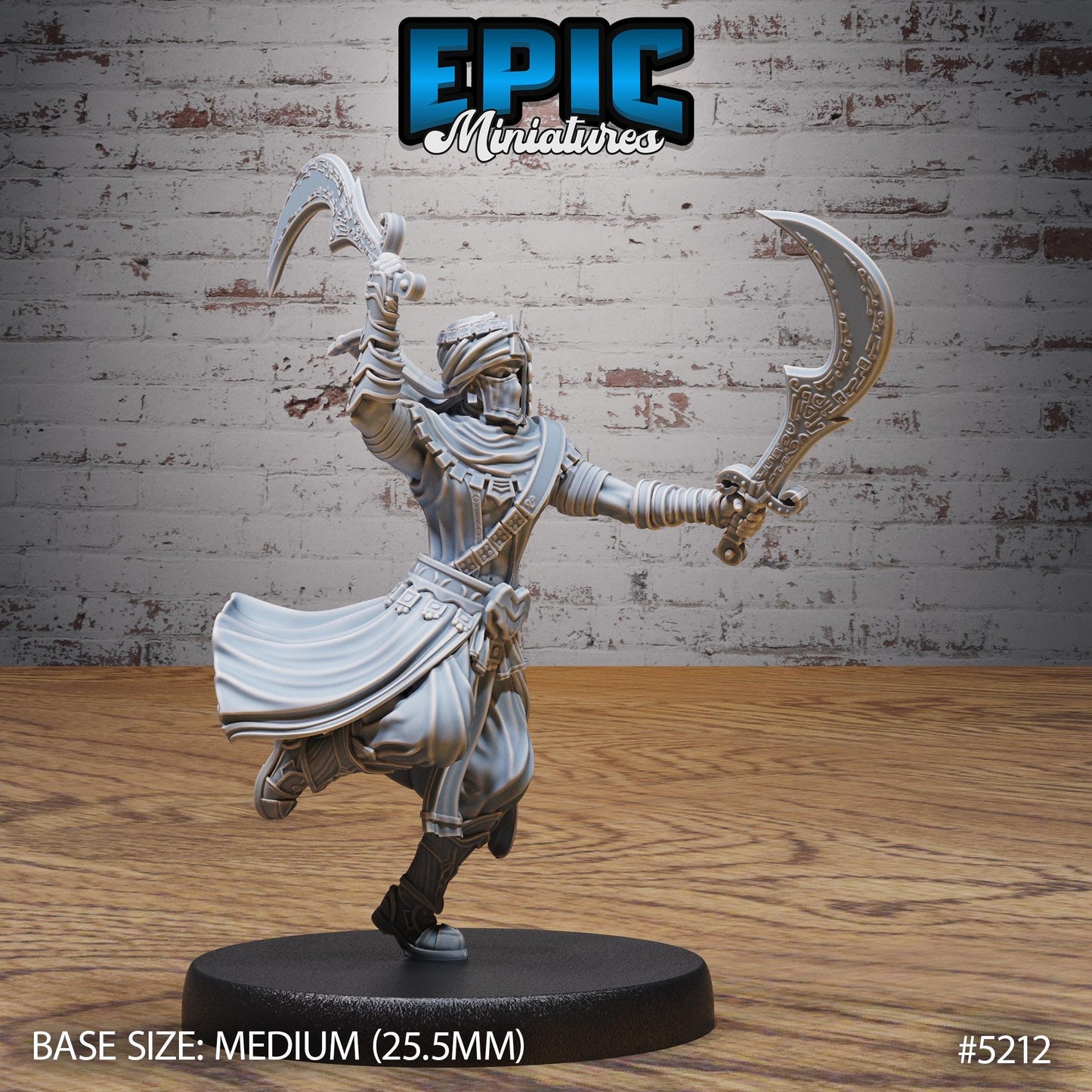 Assassin Prince (3 Variants Available) - Epic Miniatures