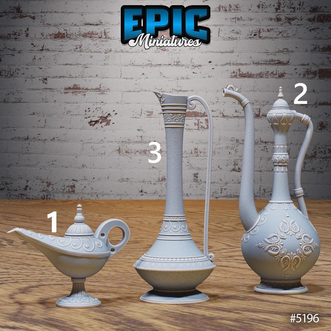 Oriental Scatter, Beds and Lamps (7 Variants Available) - Epic Miniatures