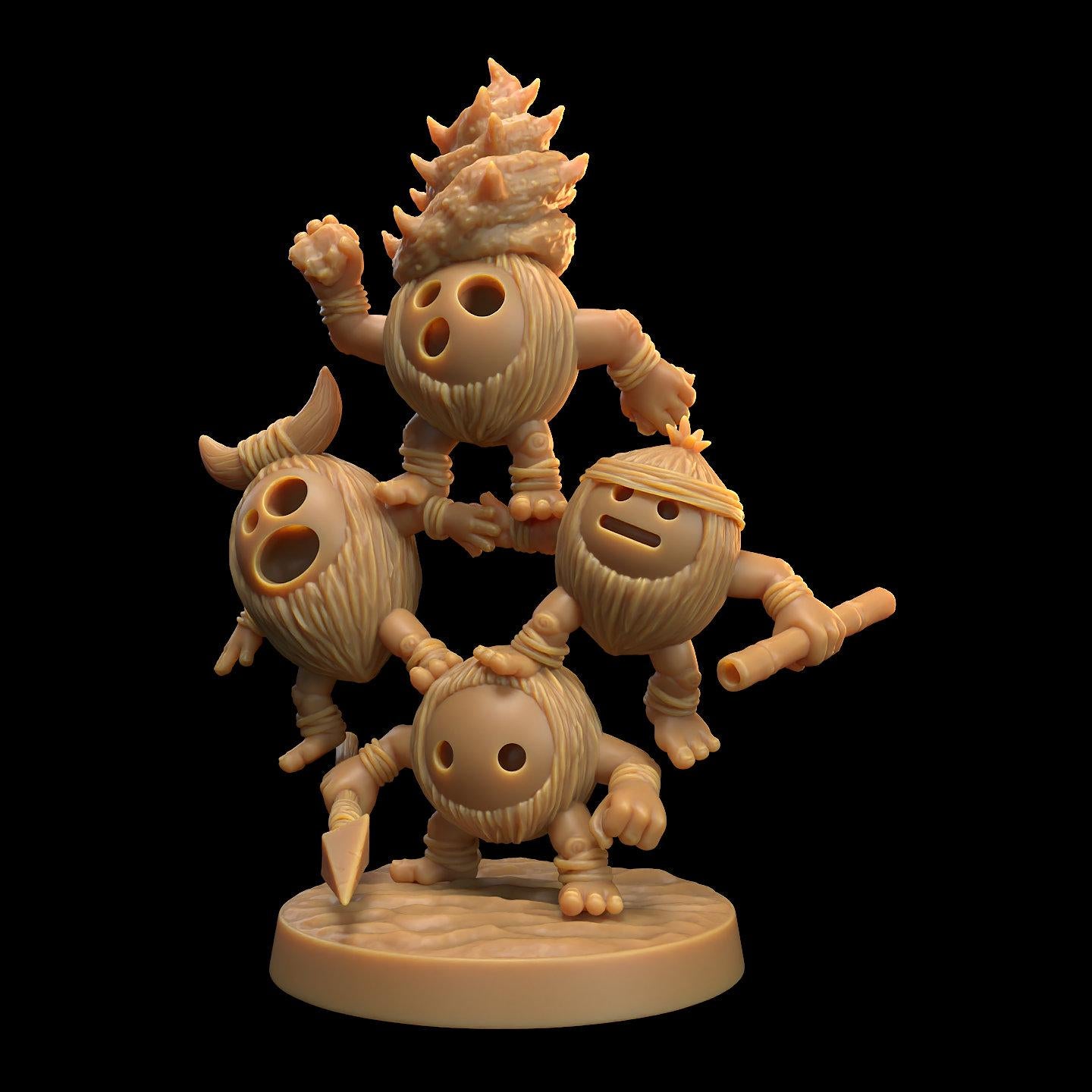 Kakamora, Coconut Spirits - 56mm Scale (14 Variants Available) - Dragon Trapper's Lodge