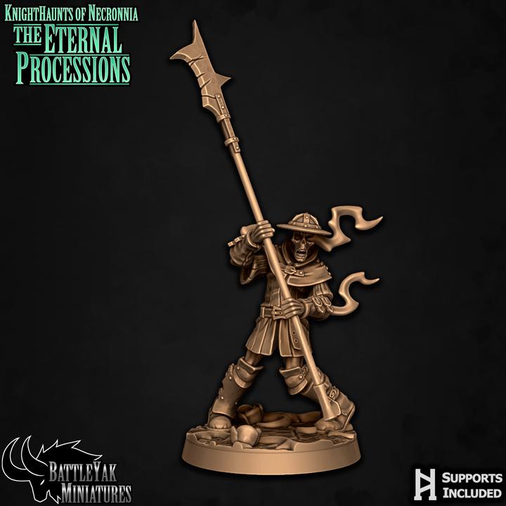 Spectral Men-at-Arms, Pikemen (6 Variants Available) - Battle Yak