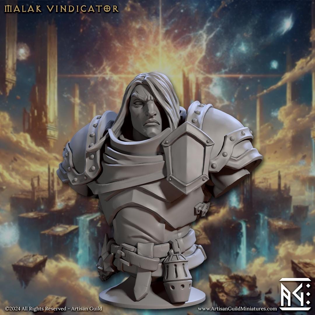 Malak Vindicators, Bust (2 Variants Available) - Artisan Guild