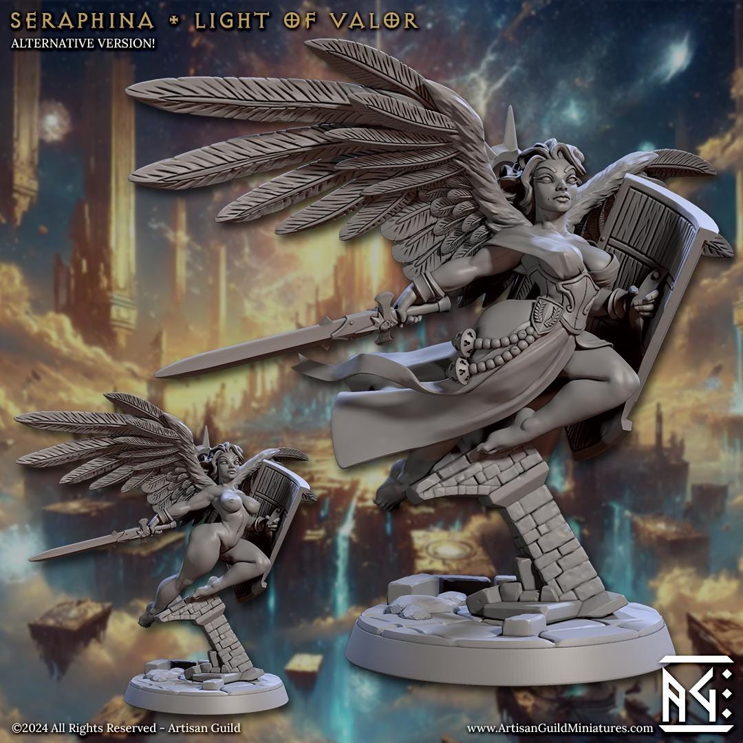 Seraphina, Light of Valor (Pinup) - Artisan Guild