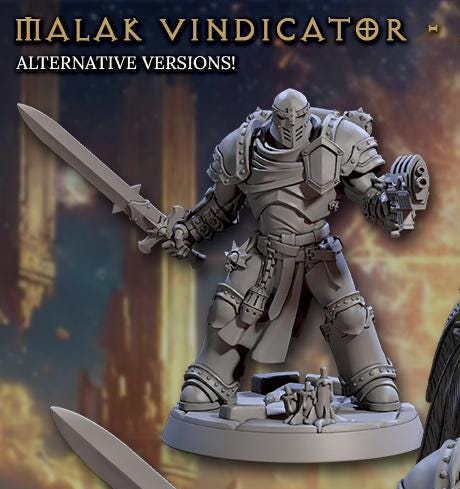 Malakim Vindicators, Guns (6 Variants Available) - Artisan Guild