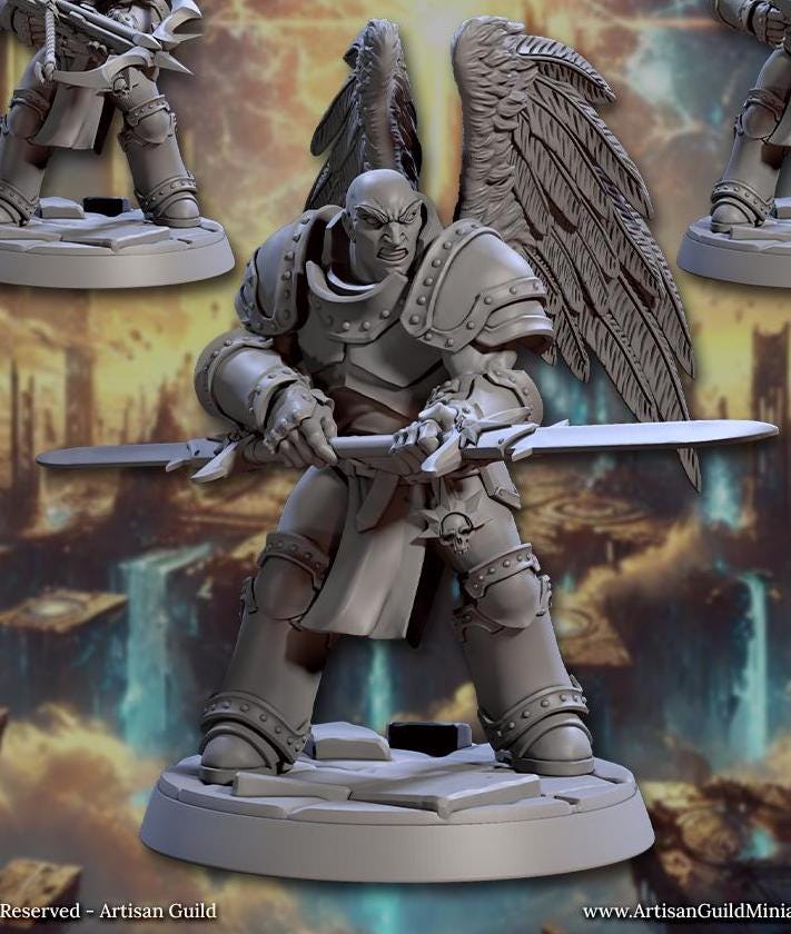 Malakim Vindicators, Winged (6 Variants Available) - Artisan Guild