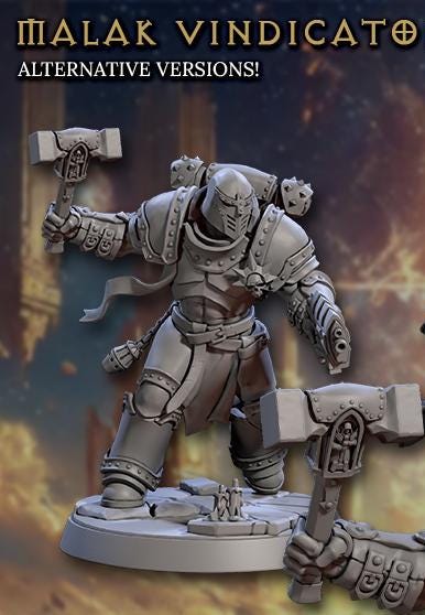 Malakim Vindicators, Guns (6 Variants Available) - Artisan Guild