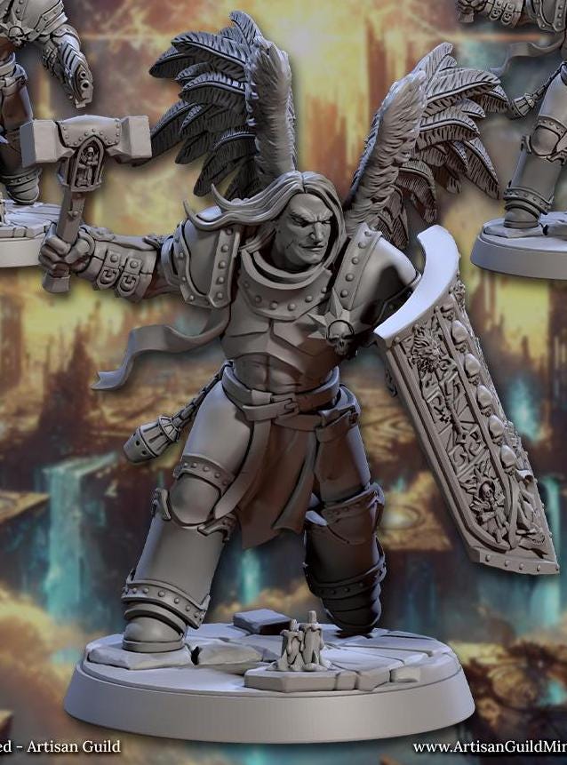 Malakim Vindicators, Winged (6 Variants Available) - Artisan Guild