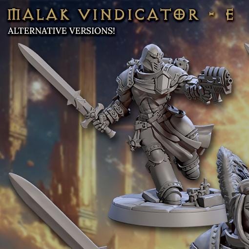 Malakim Vindicators, Guns (6 Variants Available) - Artisan Guild