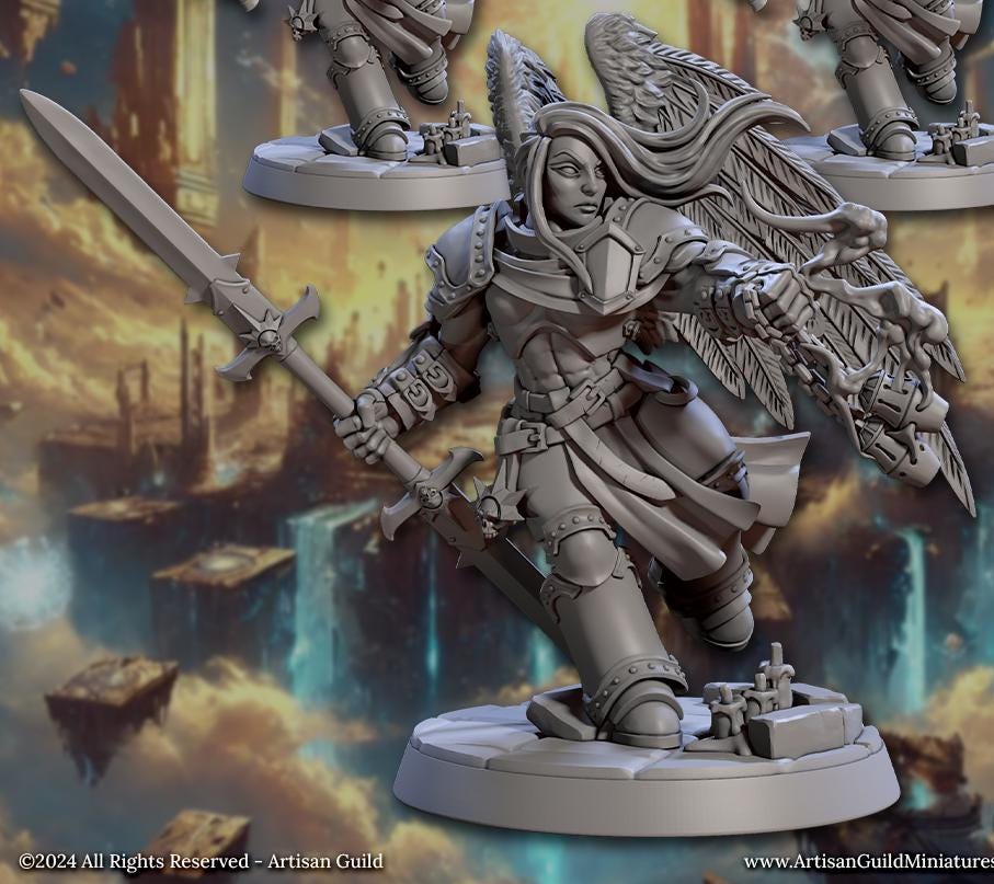 Malakim Vindicators, Winged (6 Variants Available) - Artisan Guild