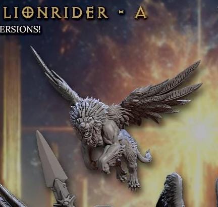 Malakim Winged Lions (4 Variants Available) - Artisan Guild
