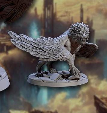 Malakim Winged Lions (4 Variants Available) - Artisan Guild