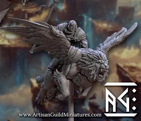 Malakim Lionriders (4 Variants Available) - Artisan Guild