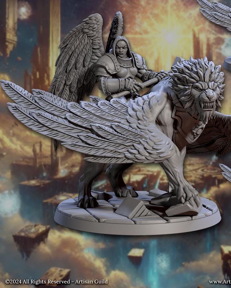 Malakim Lionriders - Winged Riders (4 Variants Available) - Artisan Guild