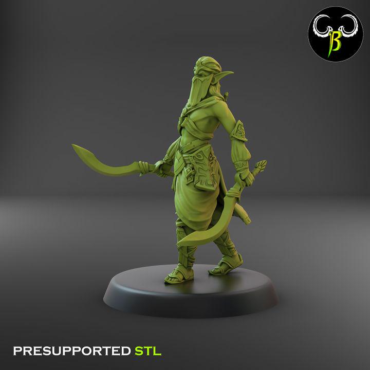 Dune Dancers - Sword, Squad 2 (3 Variants Available) - Clay Beast Creations