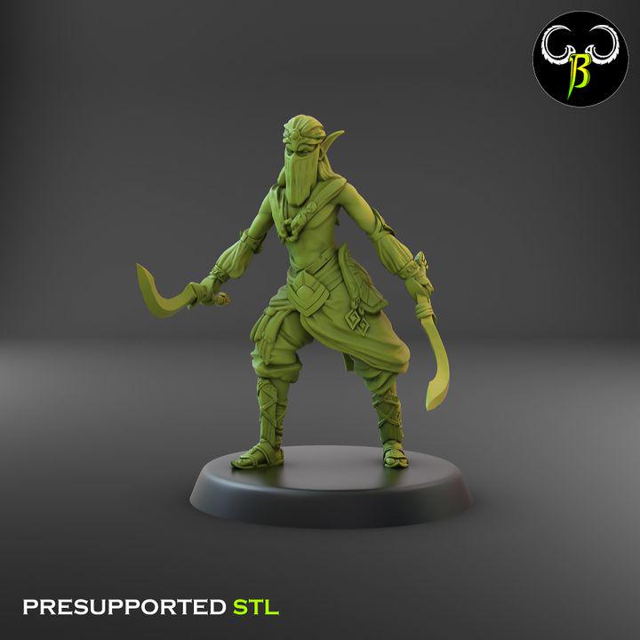 Dune Dancers - Sword, Squad 1 (3 Variants Available) - Clay Beast Creations