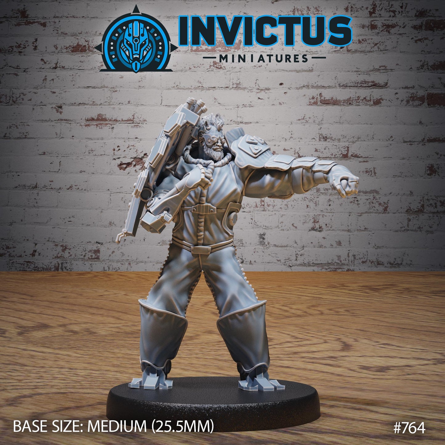 Battle Flamethrower (3 Variants Available) - Invictus Miniatures