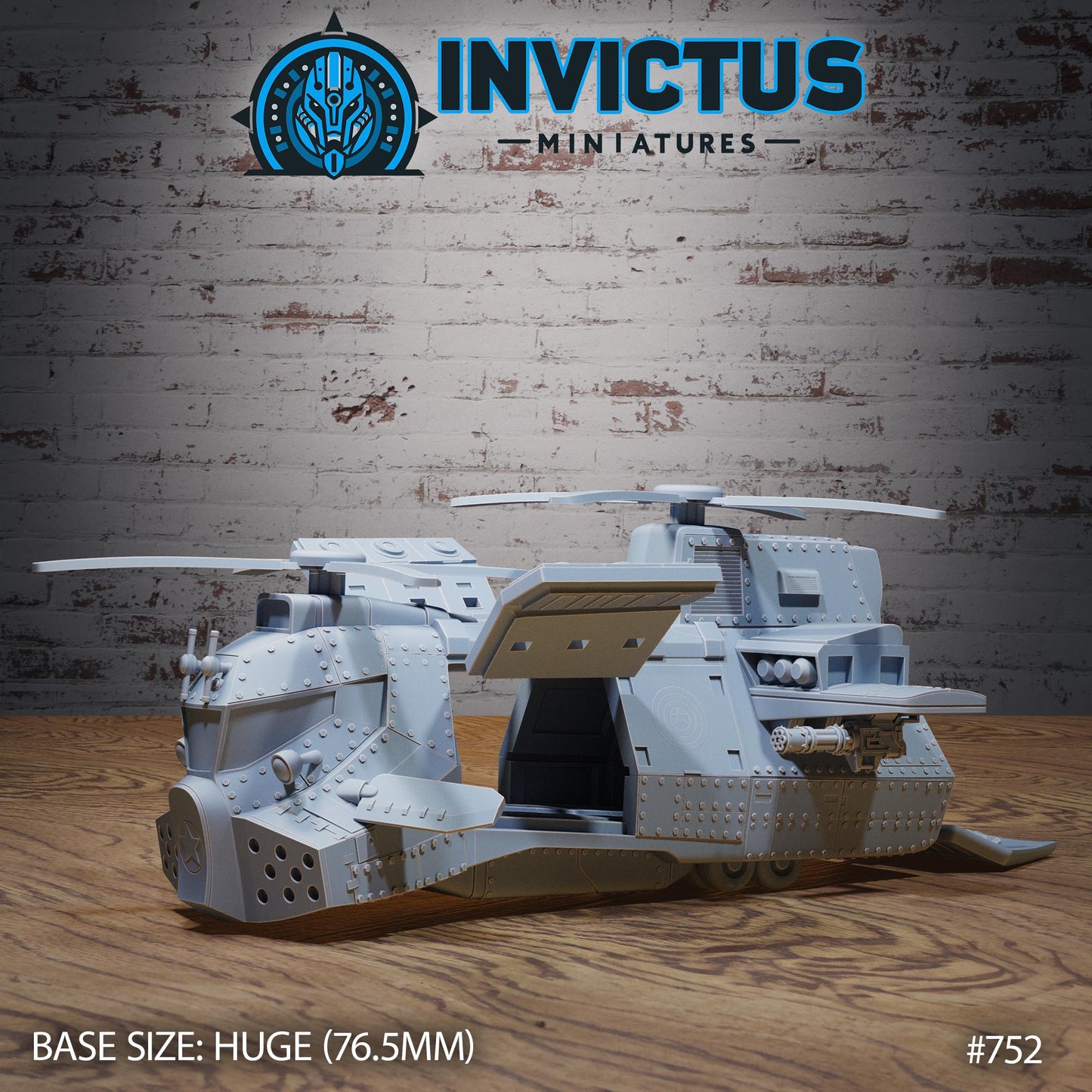 Desert Helicopter (2 Variants Available) - Invictus Miniatures