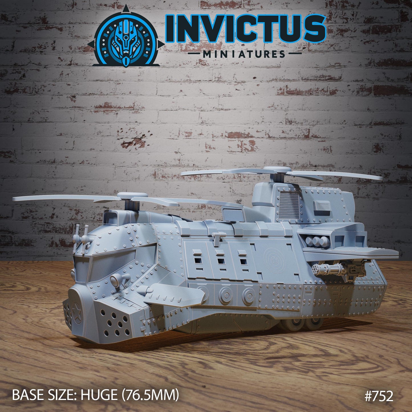 Desert Helicopter (2 Variants Available) - Invictus Miniatures