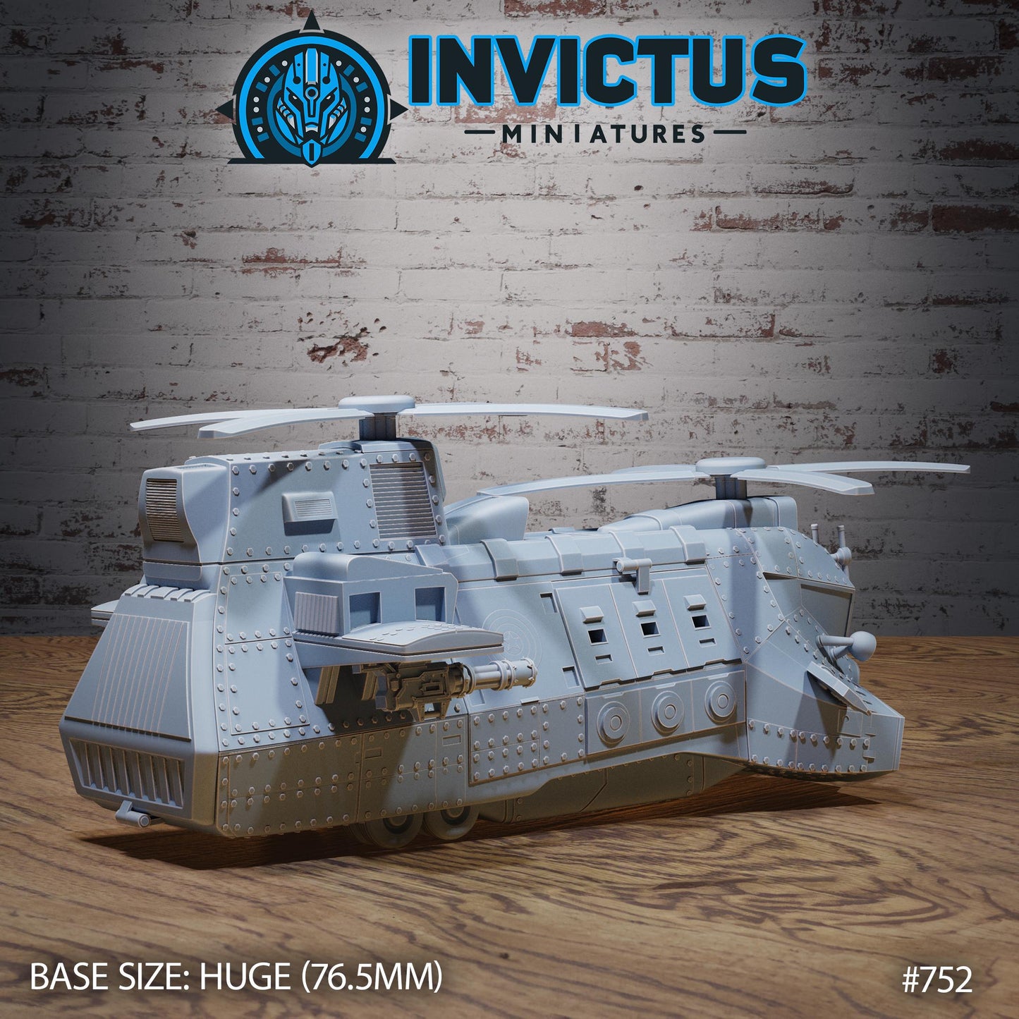 Desert Helicopter (2 Variants Available) - Invictus Miniatures