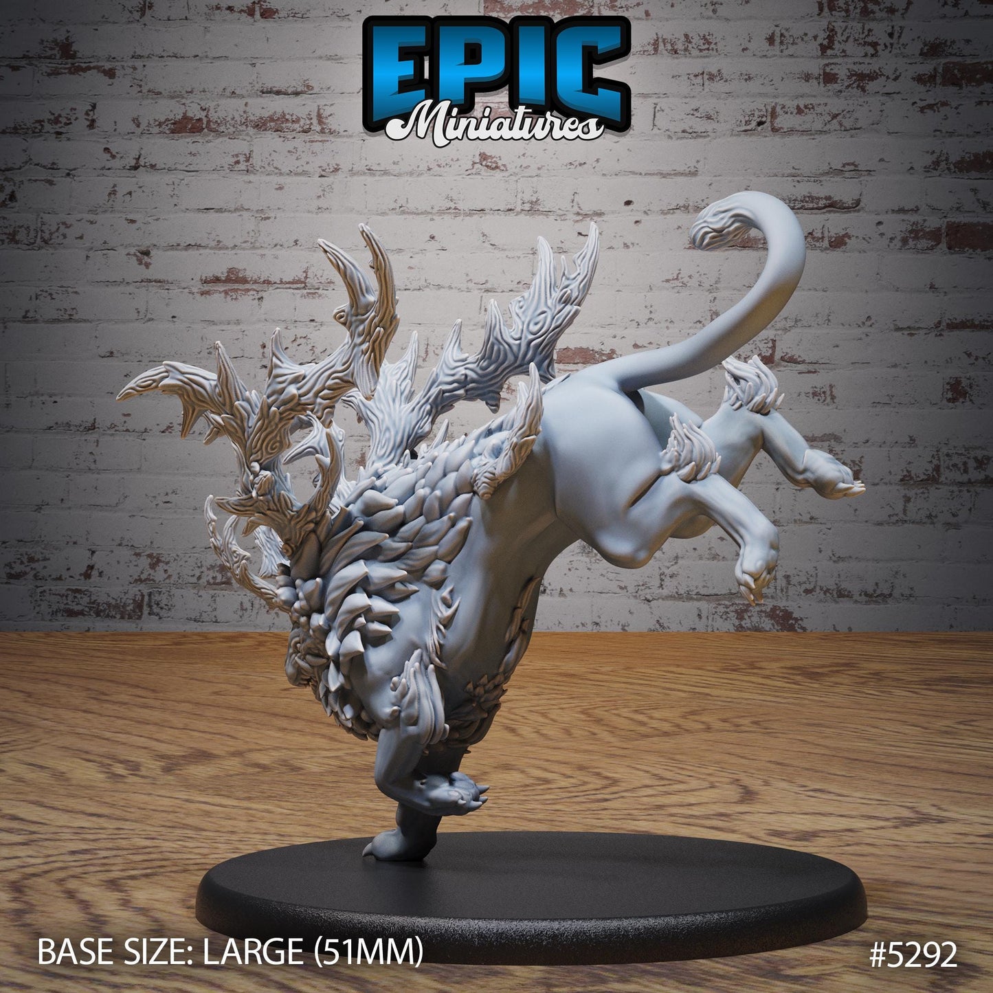 Horned Forest Beast (3 Variants Available) - Epic Miniatures