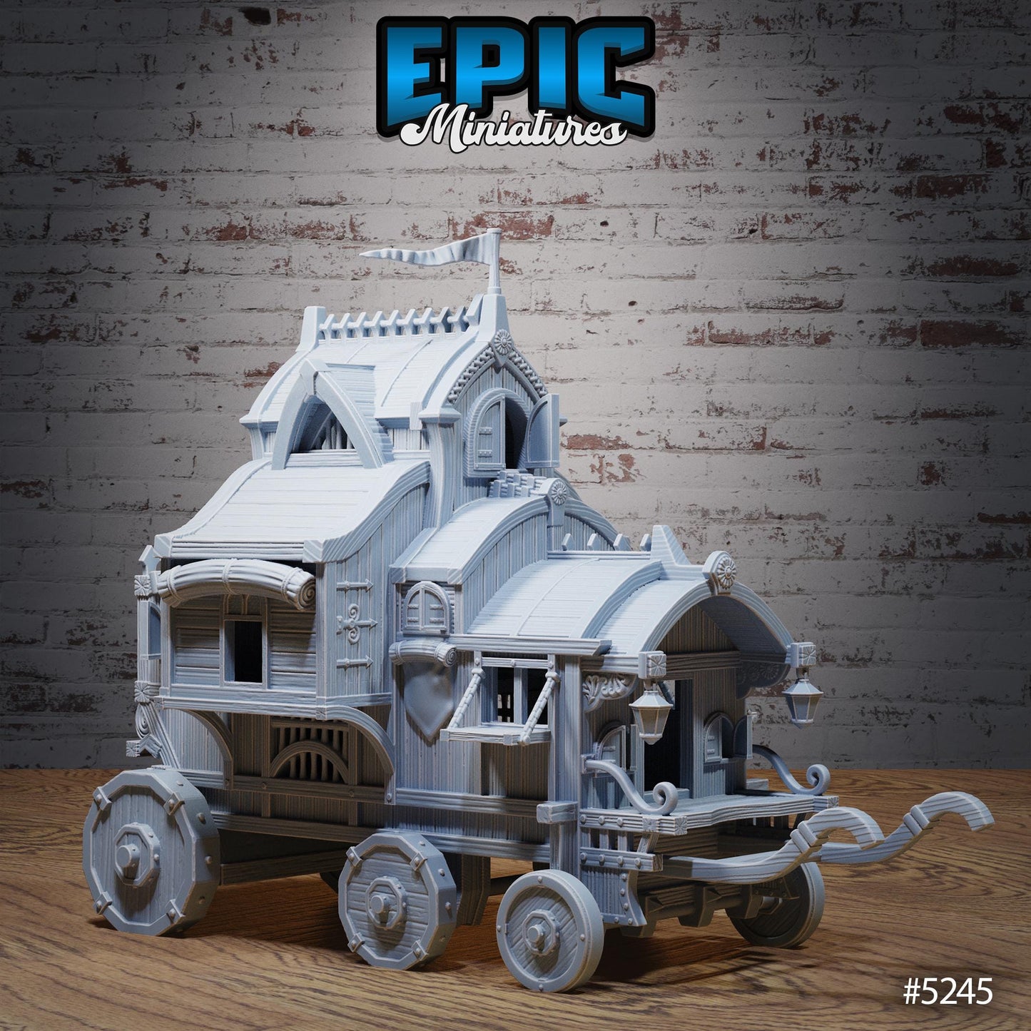 Wooden Wagon - Epic Miniatures