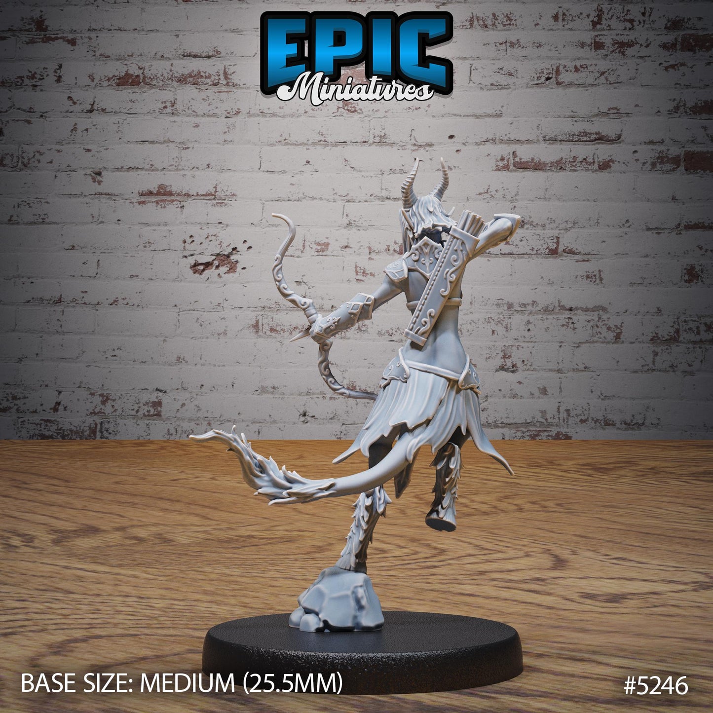 Satyr Tiefling Female (4 Variants Available) - Epic Miniatures