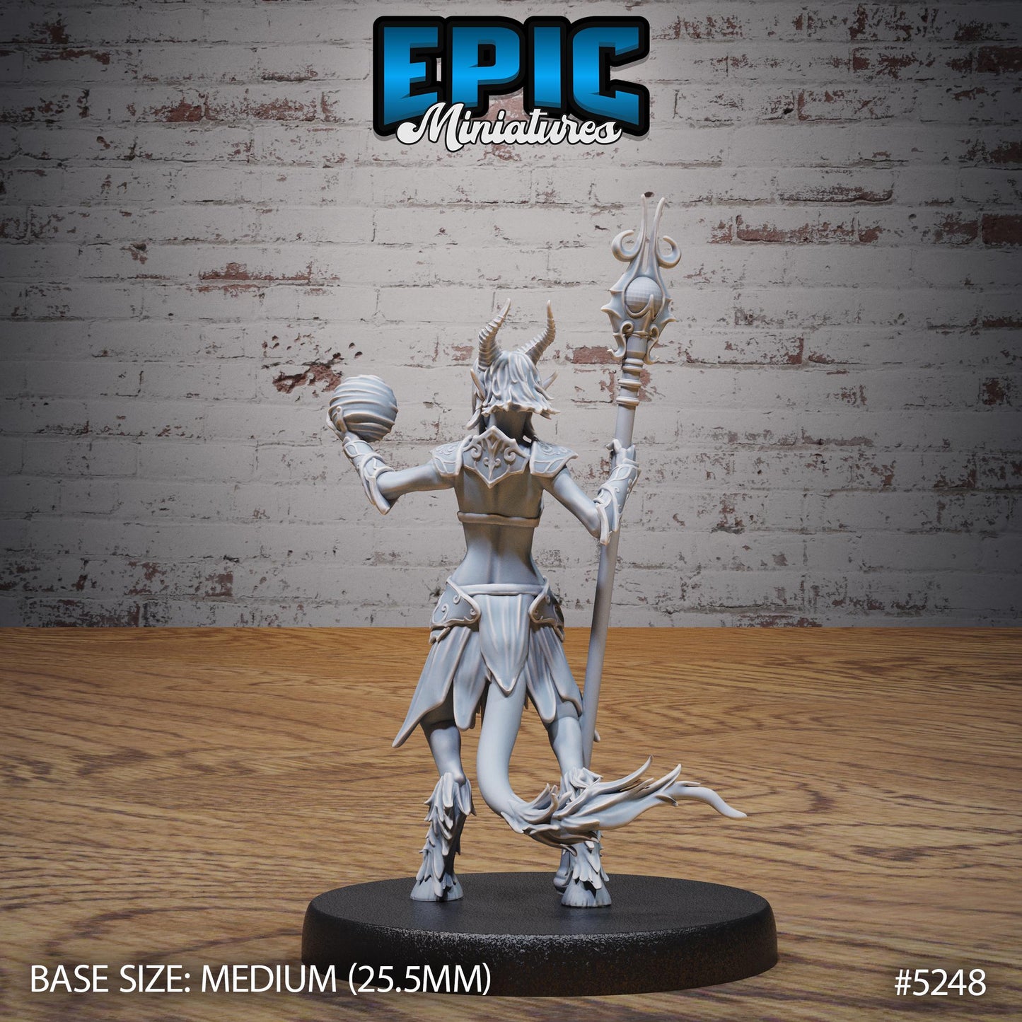 Satyr Tiefling Female (4 Variants Available) - Epic Miniatures