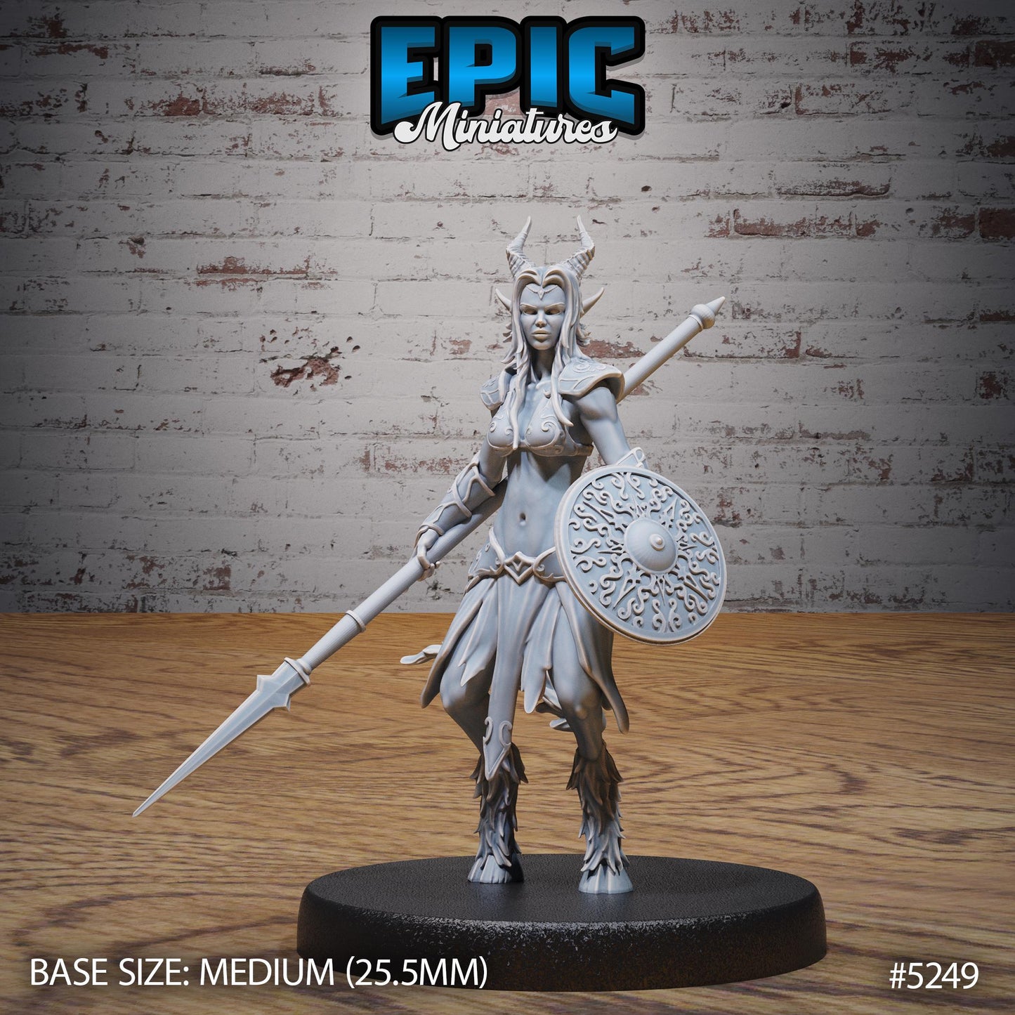 Satyr Tiefling Female (4 Variants Available) - Epic Miniatures