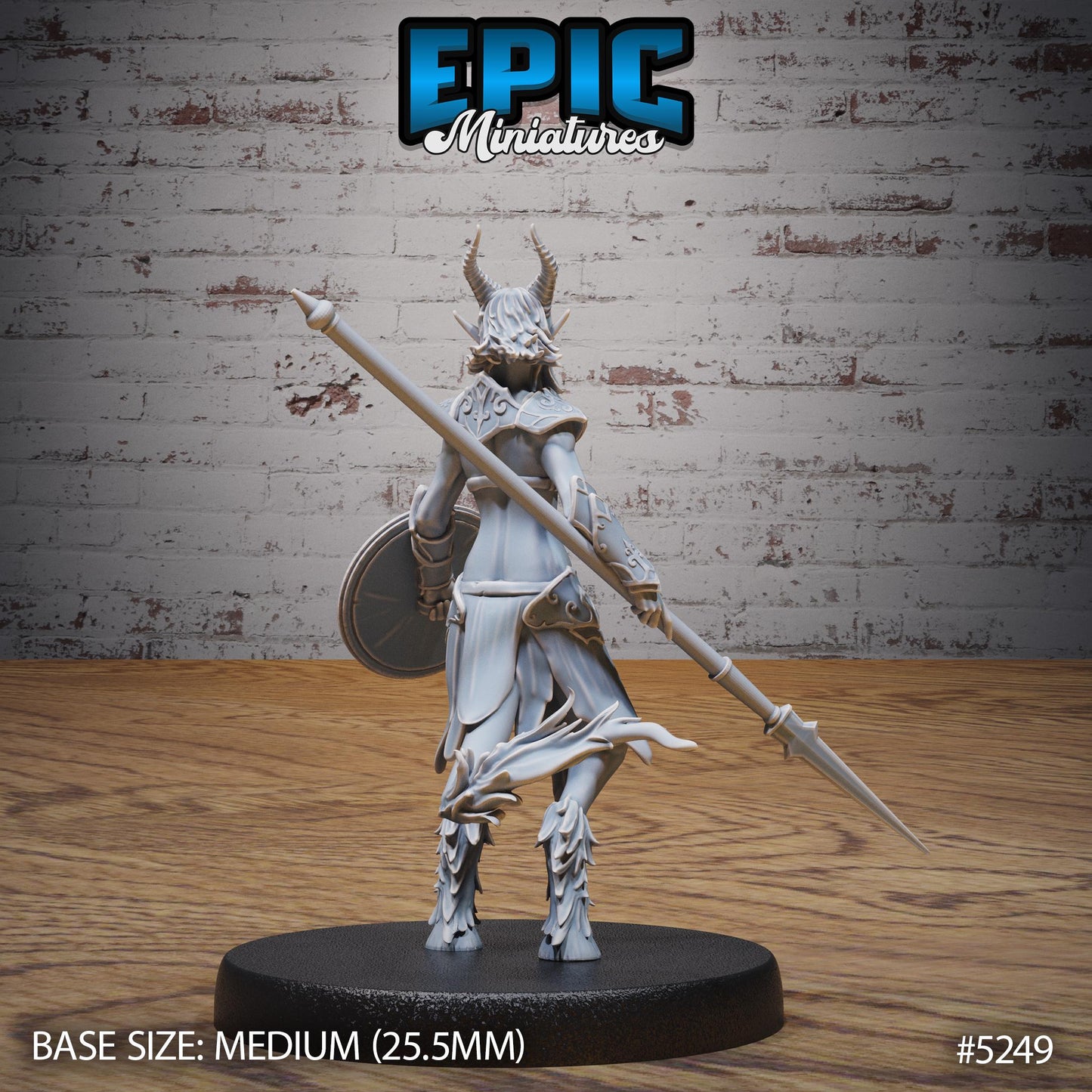 Satyr Tiefling Female (4 Variants Available) - Epic Miniatures