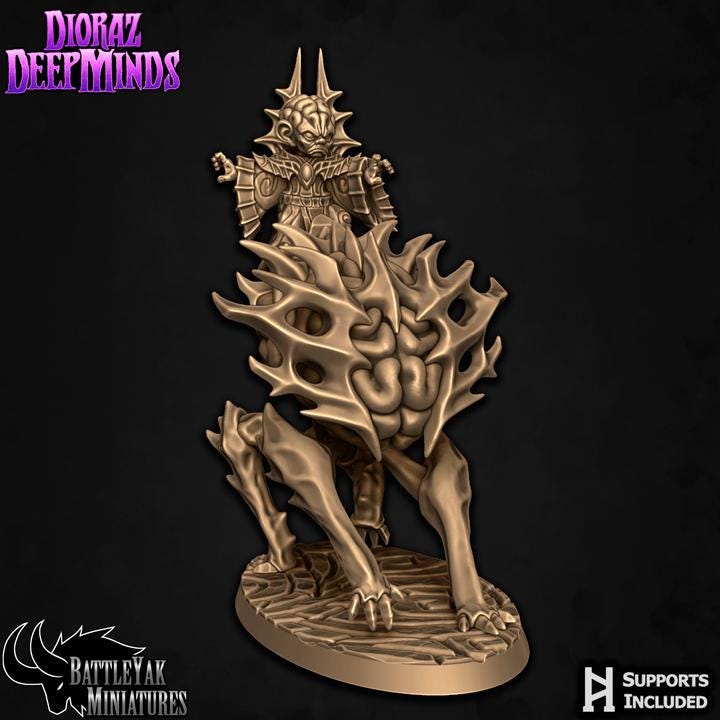 Dioraz Deepminds, Brainbeast Riders (4 Variants Available) - Battle Yak