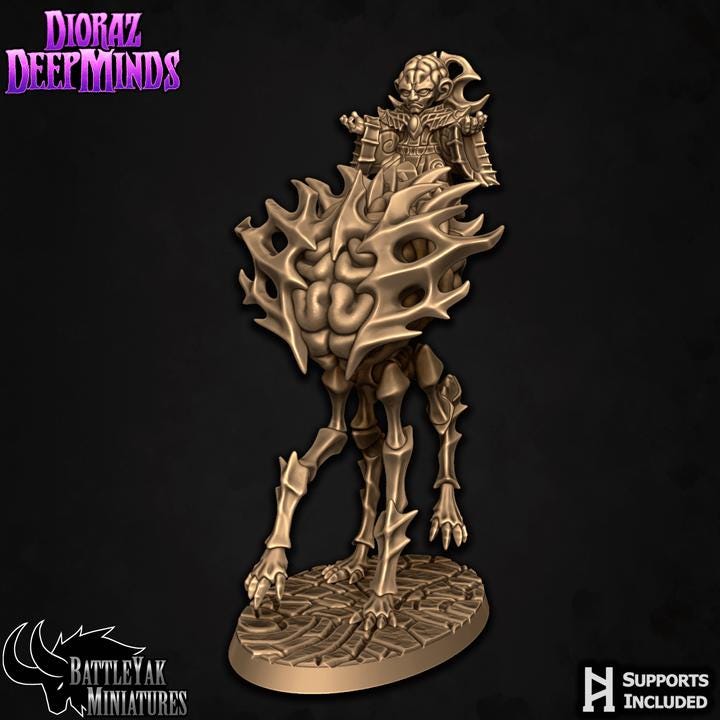Dioraz Deepminds, Brainbeast Riders (4 Variants Available) - Battle Yak