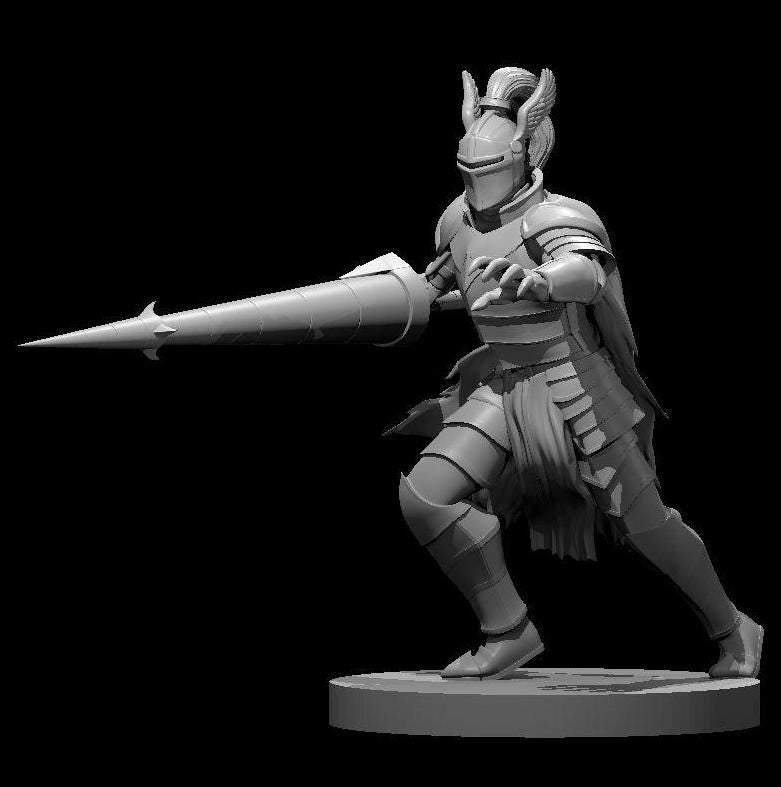 Human Paladins - Lances (4 Variants Available) - MZ4250