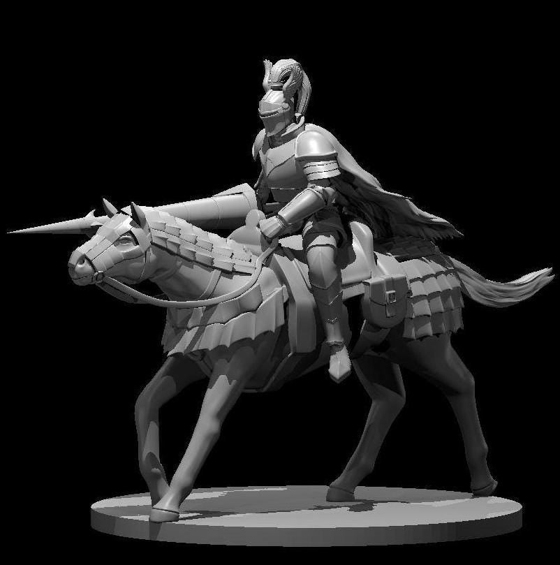 Human Paladins - Lances (4 Variants Available) - MZ4250