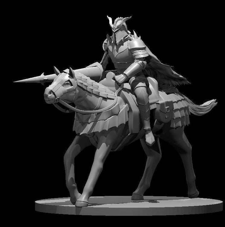 Human Paladins - Lances (4 Variants Available) - MZ4250