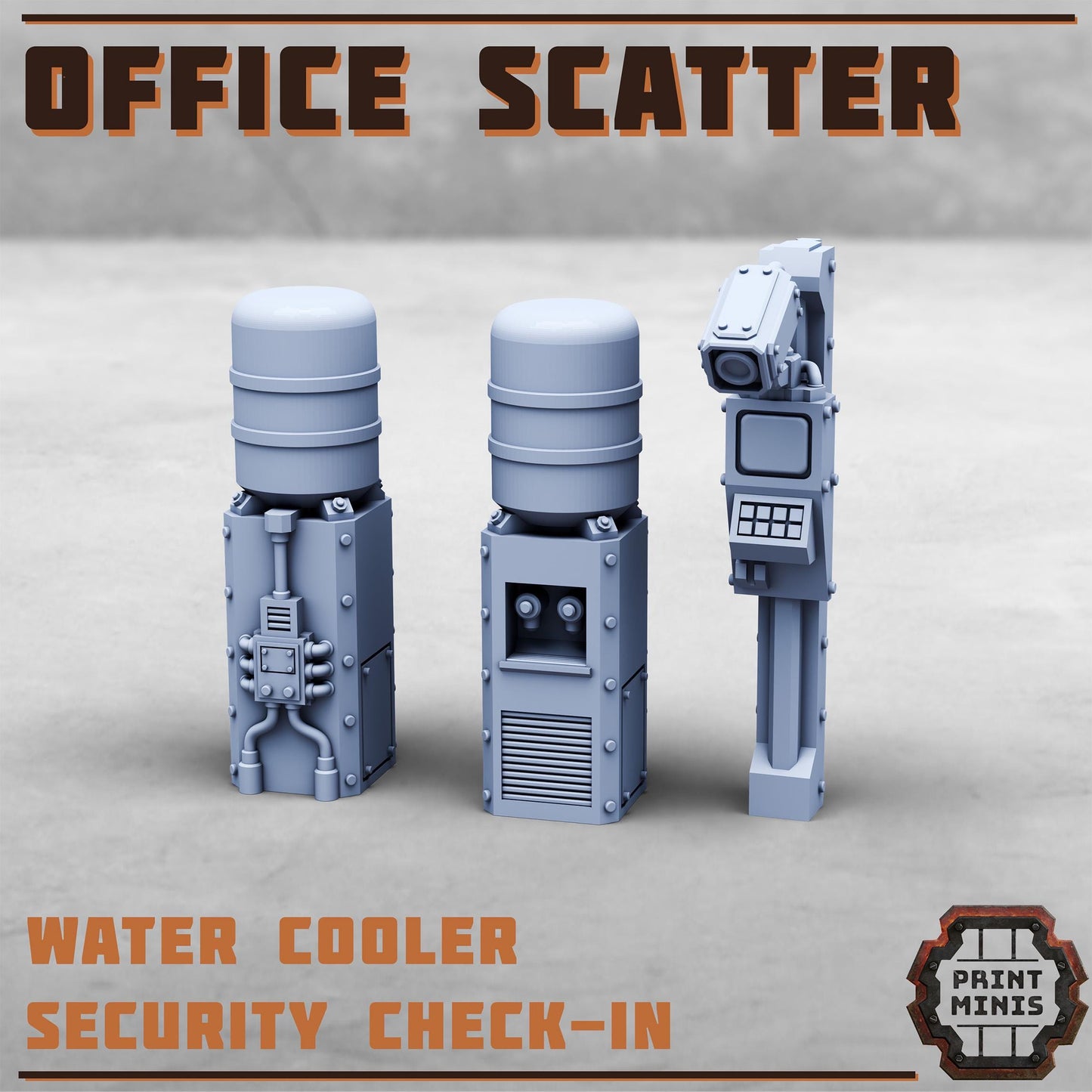 Office Scatter Set, 32mm Scale (8 Variants Available) - Print Minis