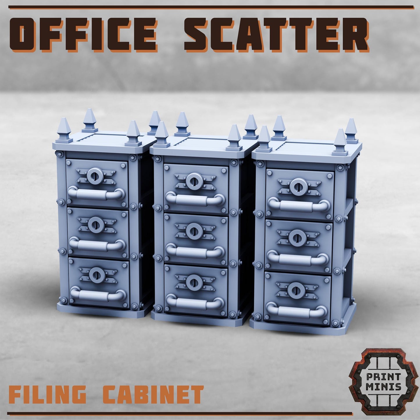 Office Scatter Set, 28mm Scale (8 Variants Available) - Print Minis