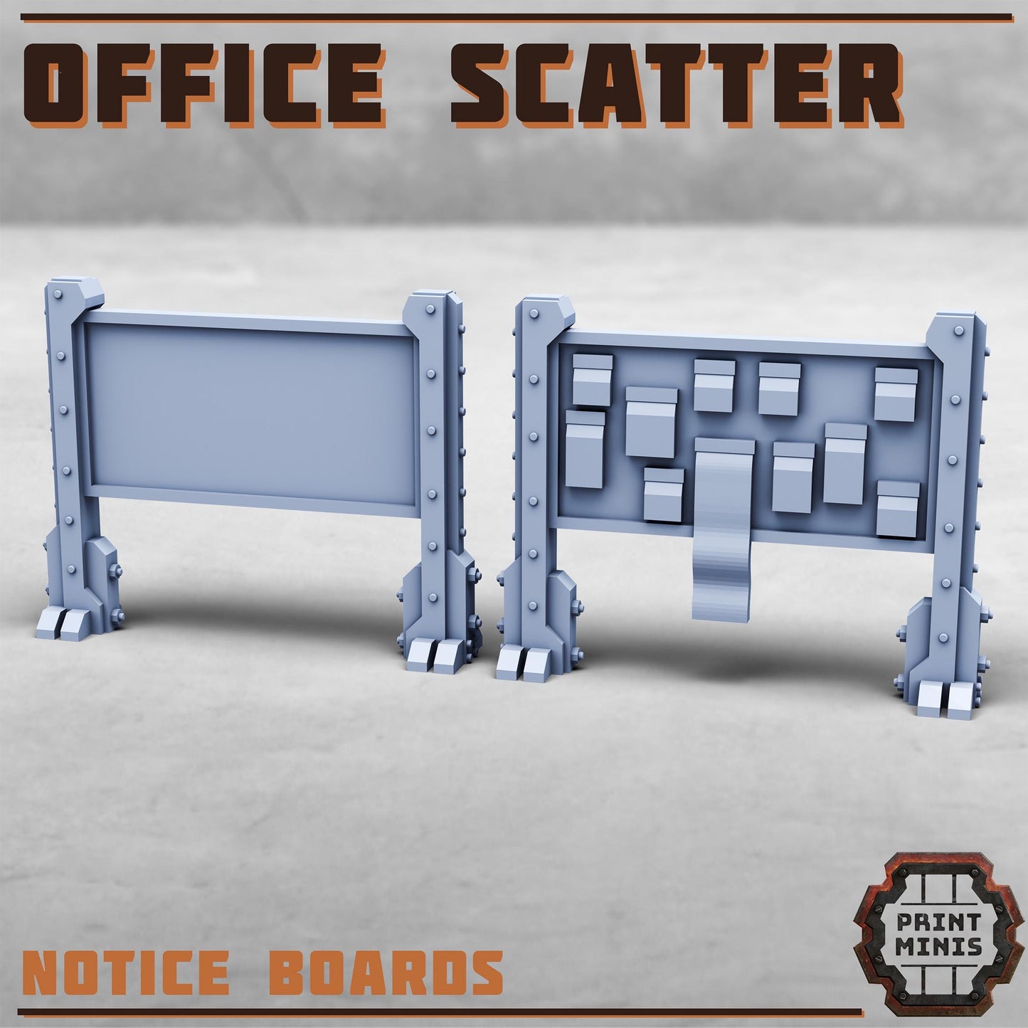 Office Scatter Set, 28mm Scale (8 Variants Available) - Print Minis