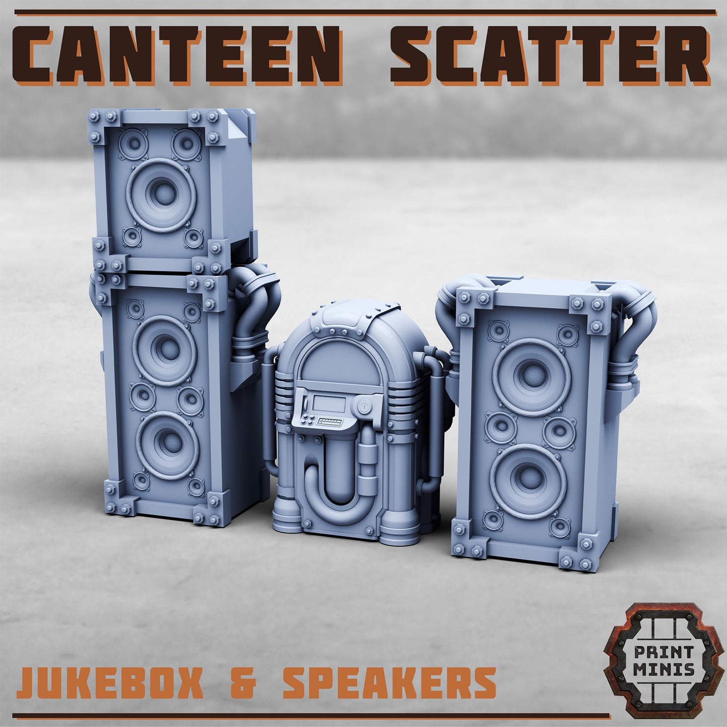 Canteen Scatter Set, 32mm Scale (8 Variants Available) - Print Minis