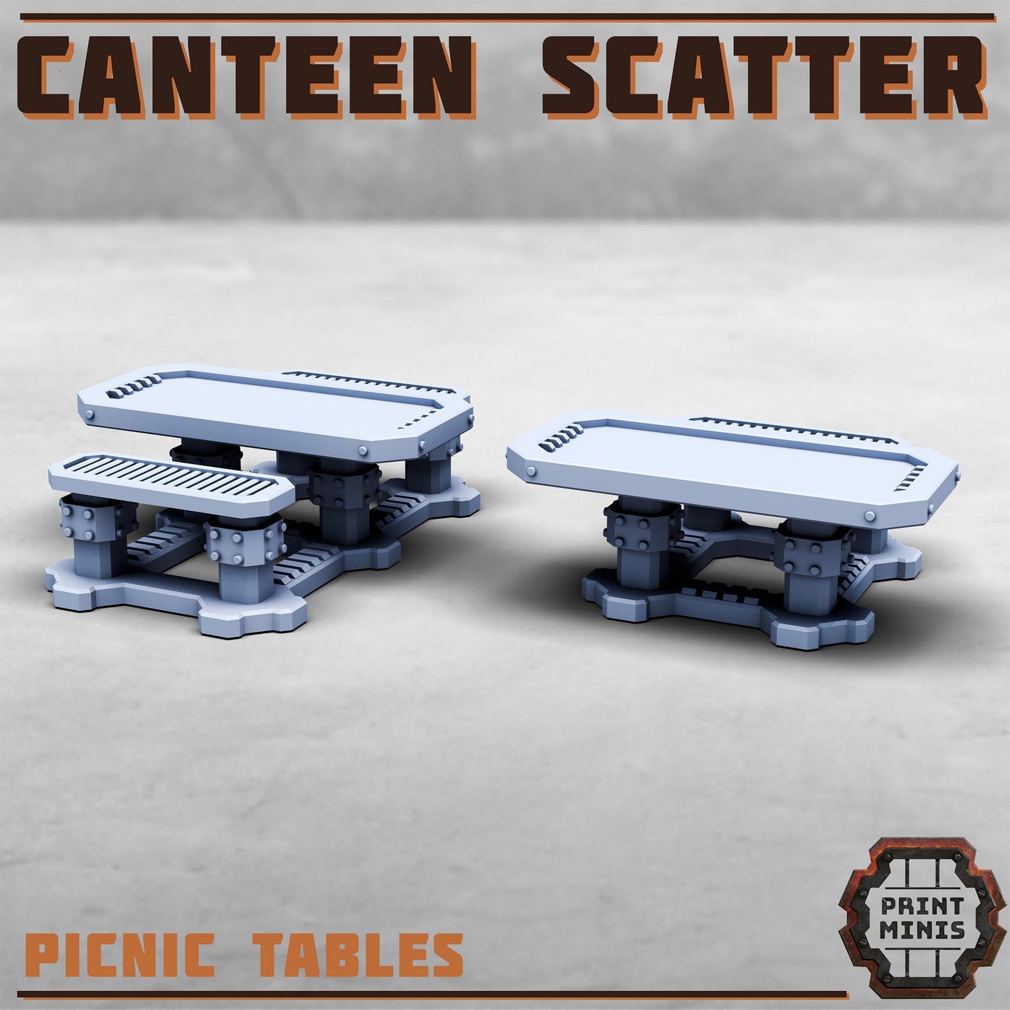 Canteen Scatter Set, 32mm Scale (8 Variants Available) - Print Minis