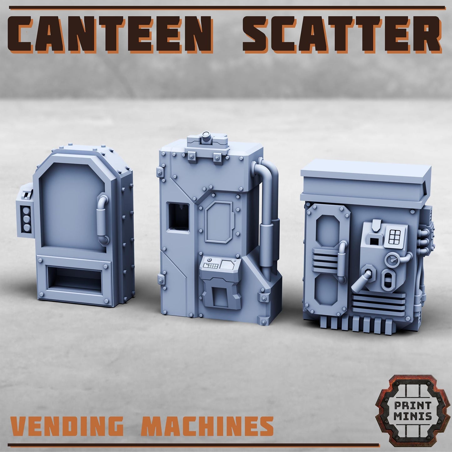 Canteen Scatter Set, 32mm Scale (8 Variants Available) - Print Minis