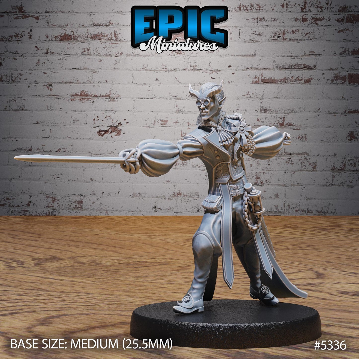 Tiefling Noble (3 Variants Available) - Epic Miniatures
