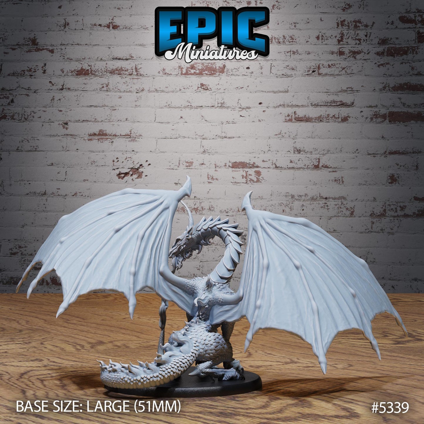 Moonstone Dragon (3 Variants Available) - Epic Miniatures