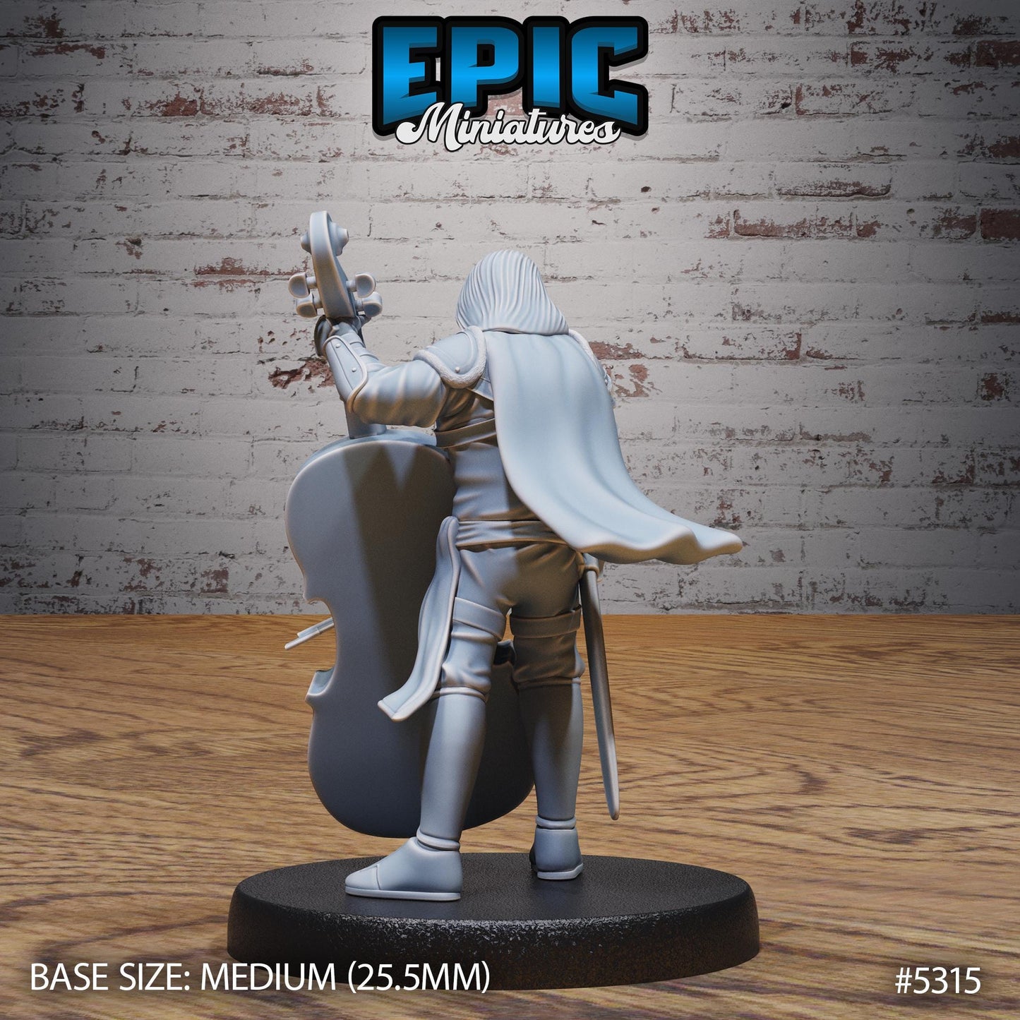 Vagabond Bard (3 Variants Available) - Epic Miniatures