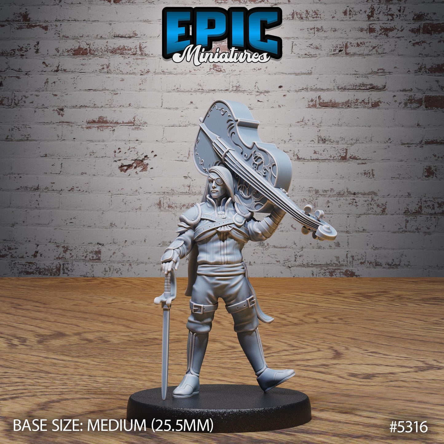 Vagabond Bard (3 Variants Available) - Epic Miniatures