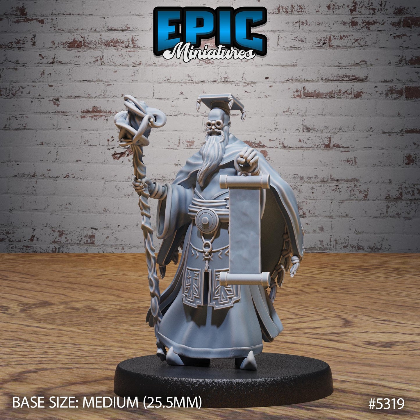 Schoolar Wizard (3 Variants Available) - Epic Miniatures
